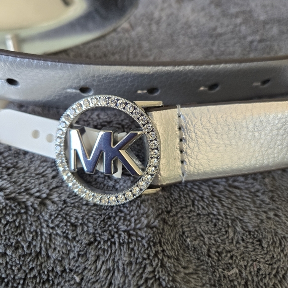 Michael Kors Belt sz Medium Silver - Picture 3 of 7